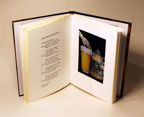 pages from a collection of poems connected by conflict book