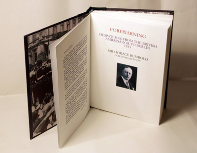 pages from despatches from the british ambassador to berlin 1933 