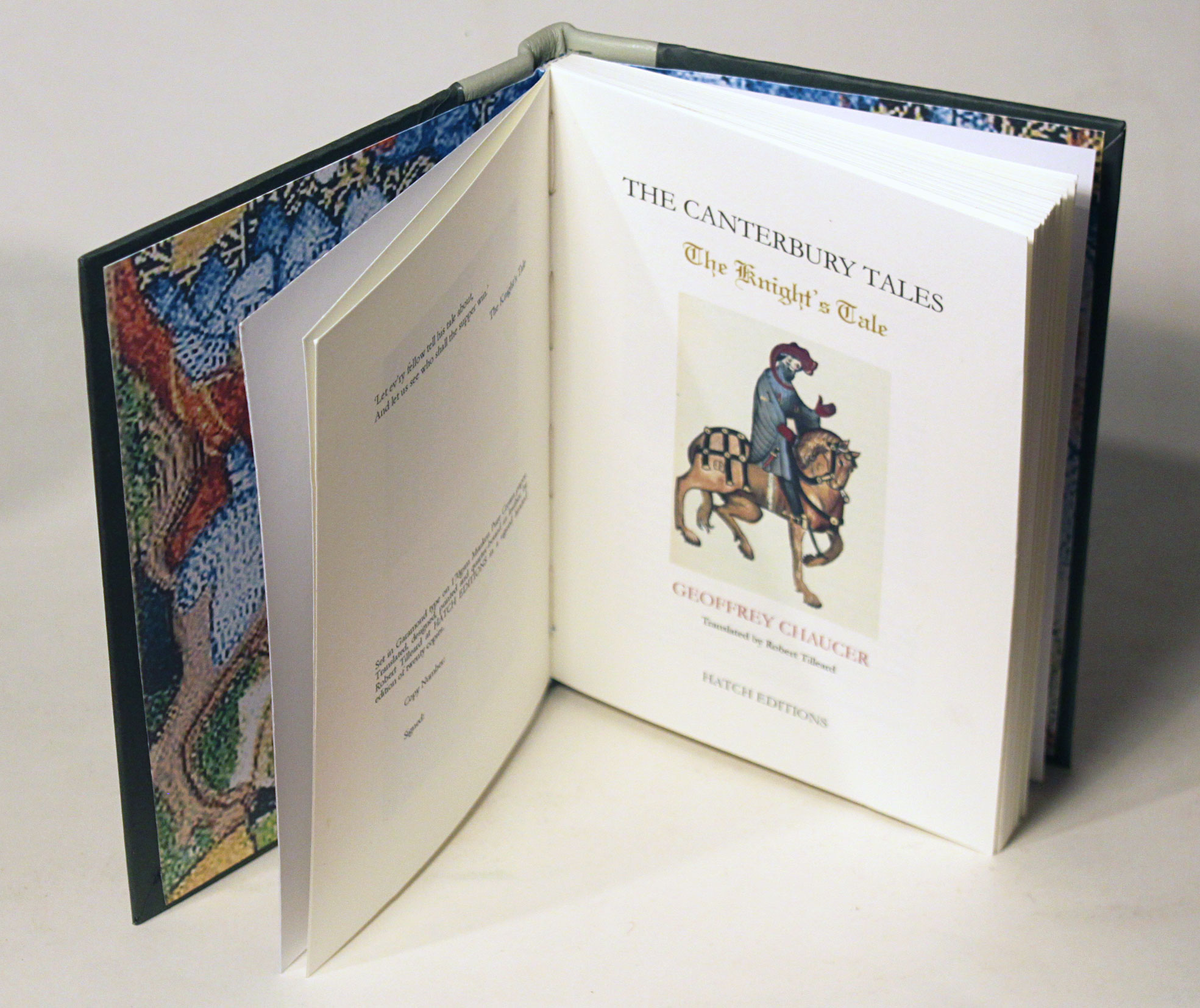 some pages The Knight's Tale from' Chaucer's Canterbury Tales 